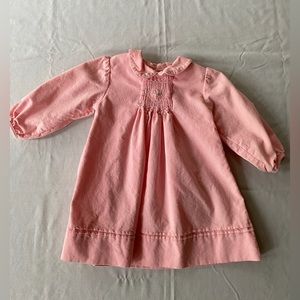 Petit Ami 12 mo. girl’s corduroy smocked dress
